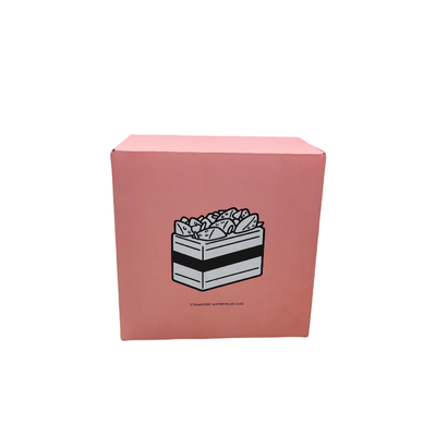 お買い得 カスタムサイズ パッケージ 厚い白いカード紙の紙箱 マットラミネーション きれいなカット 防塵 油耐性 誕生日ケーキの包装に適しています オンライン