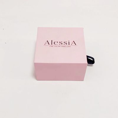 お買い得 色の宝石類の紙箱のクラフトのピンク イヤリングは小さいネックレスのギフト用の箱を囲みます オンライン